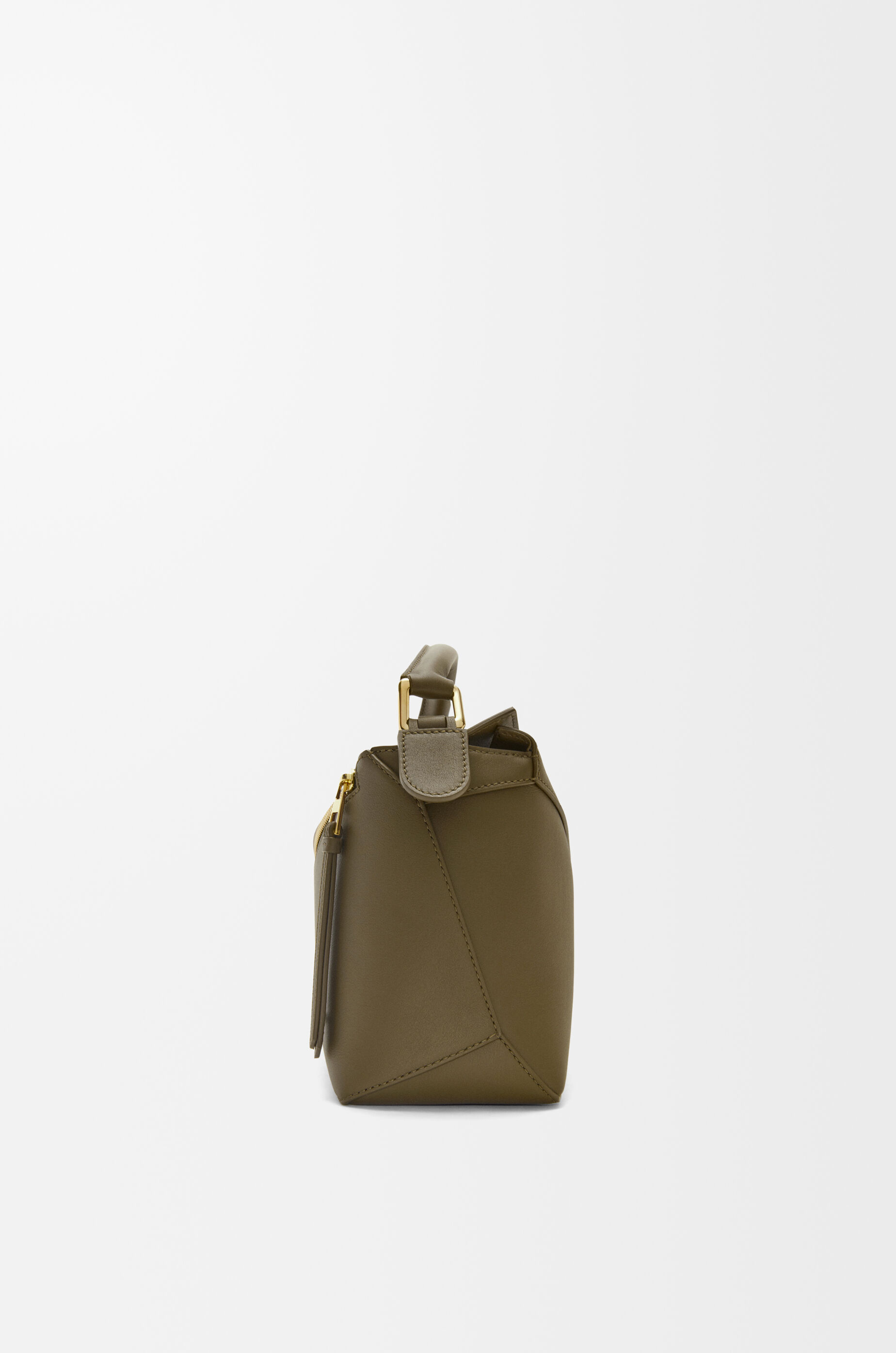 パズルバッグ スモール（クラシックカーフ） グリーン - LOEWE Japan