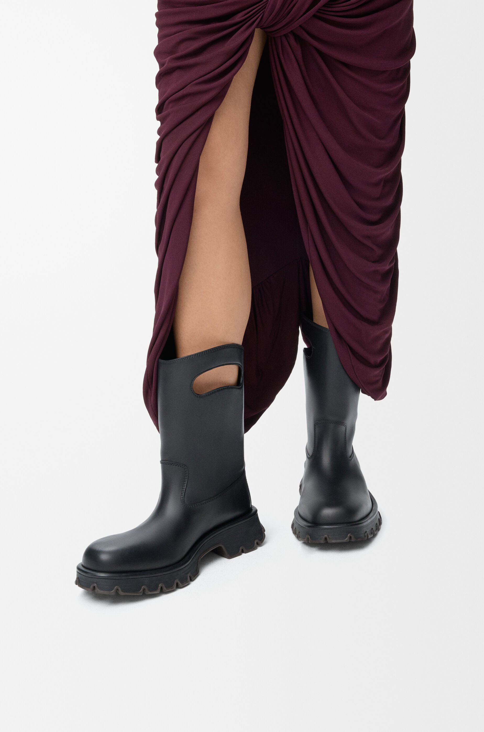 ボビー ブーツ（ベジタブルタンニンカーフ） ブラック - LOEWE Japan