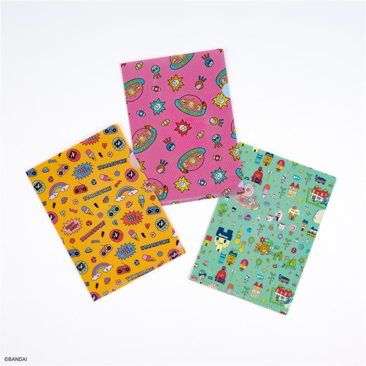 ほぼ日 クリアファイル オリジナル たまごっち: ステーショナリー