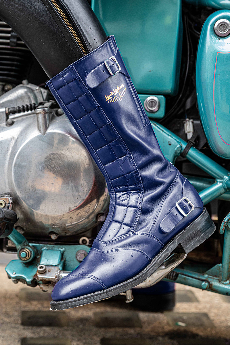 Road Racer Boots No.177 Navy - Lewis Leathers Japan