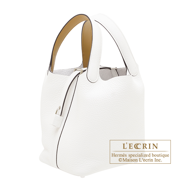 エルメス ピコタンロックエクラ18/PM ニューホワイト/ セサミ トリヨン