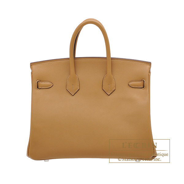 エルメス バーキンインアンドアウト25 ビスキュイ スイフト シルバー