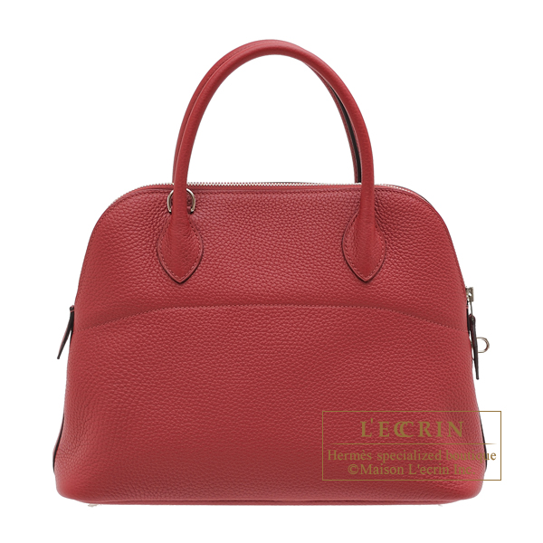 エルメス ボリード31 ルージュグレナ トリヨンクレマンス シルバー金具