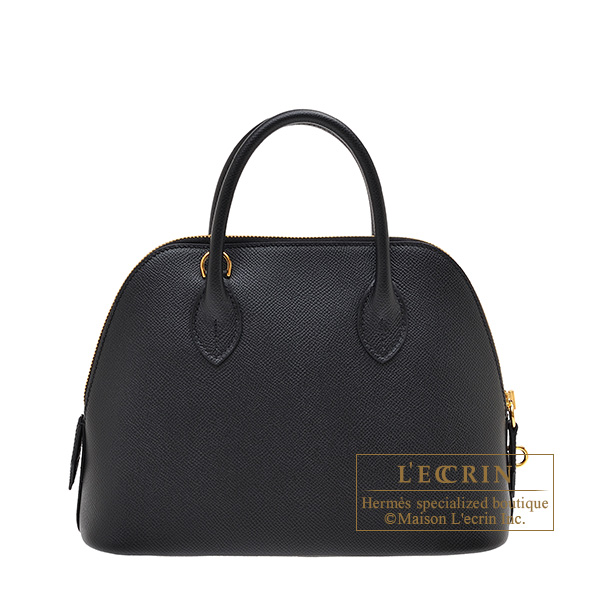エルメス ボリード1923 25 ブラック ヴォーエプソン ゴールド金具