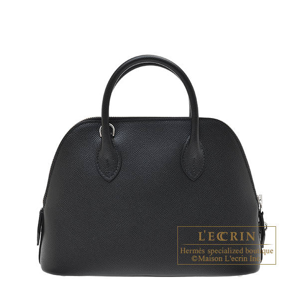 エルメス ボリード1923 25 ブラック ヴォーエプソン シルバー金具