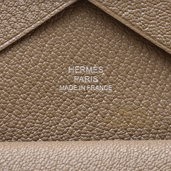 エルメス カルヴィ デュオ エトゥープ シェブルミゾル シルバー金具