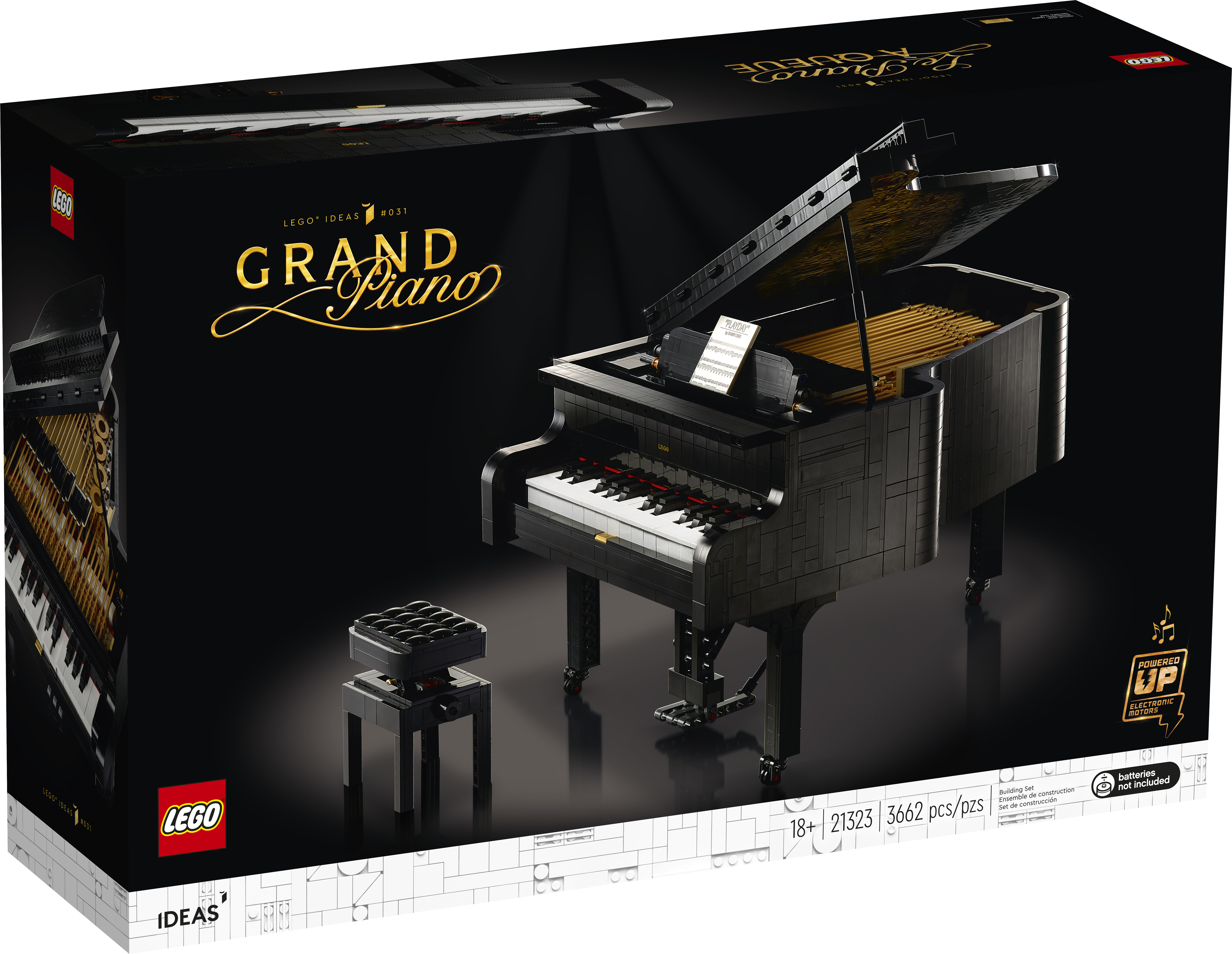Grand Piano 21323 | Ideas | Buy online at the Official LEGO® Shop US