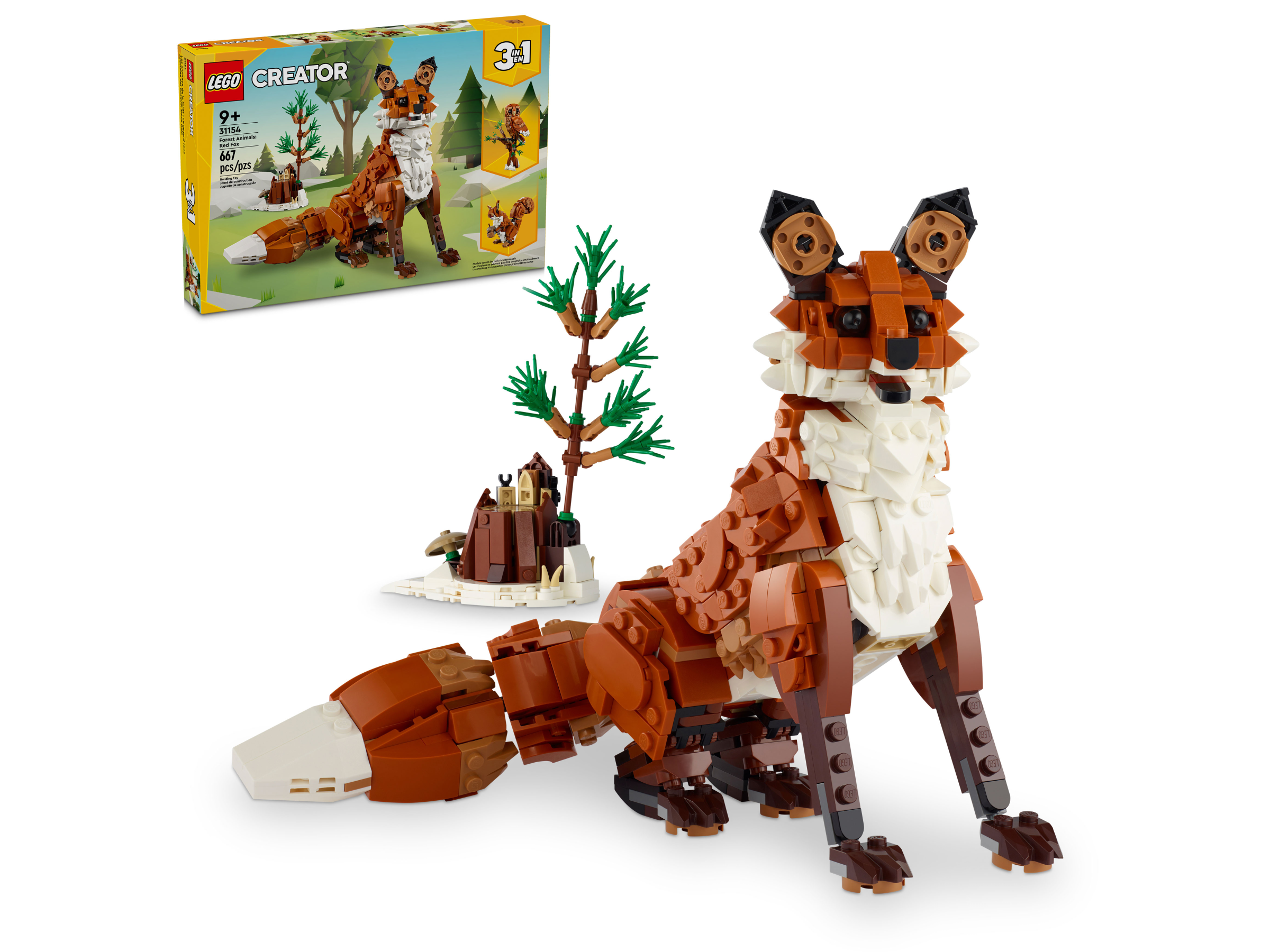 Forest Animals: Red Fox 31154 | Creator 3-in-1 | Buy online at the