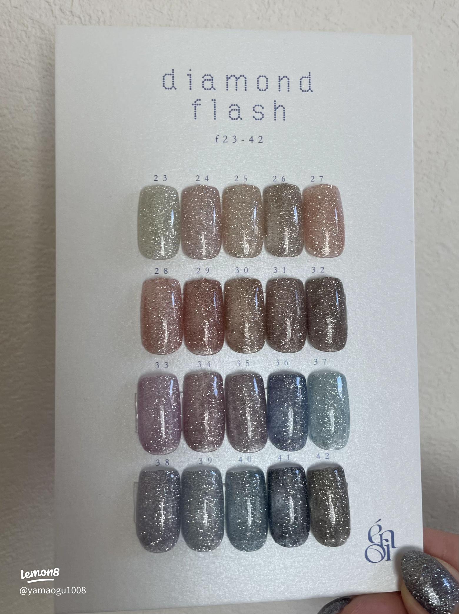 冬にぴったりのenoiダイヤモンドフラッシュカラーチャート