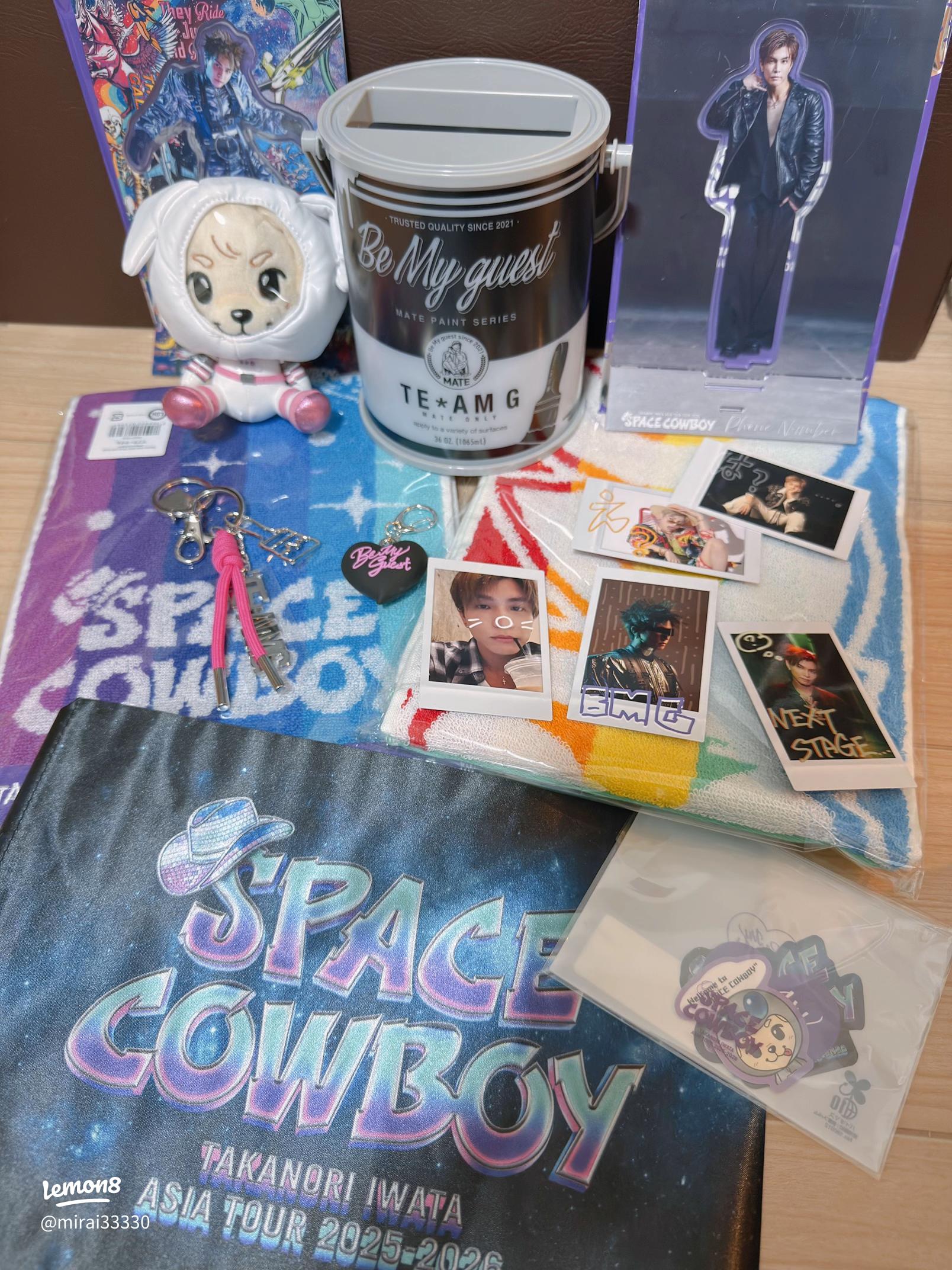 岩田剛典 ASIA TOUR 2025-2026「SPACE COWBOY」公式ライブグッズ公開