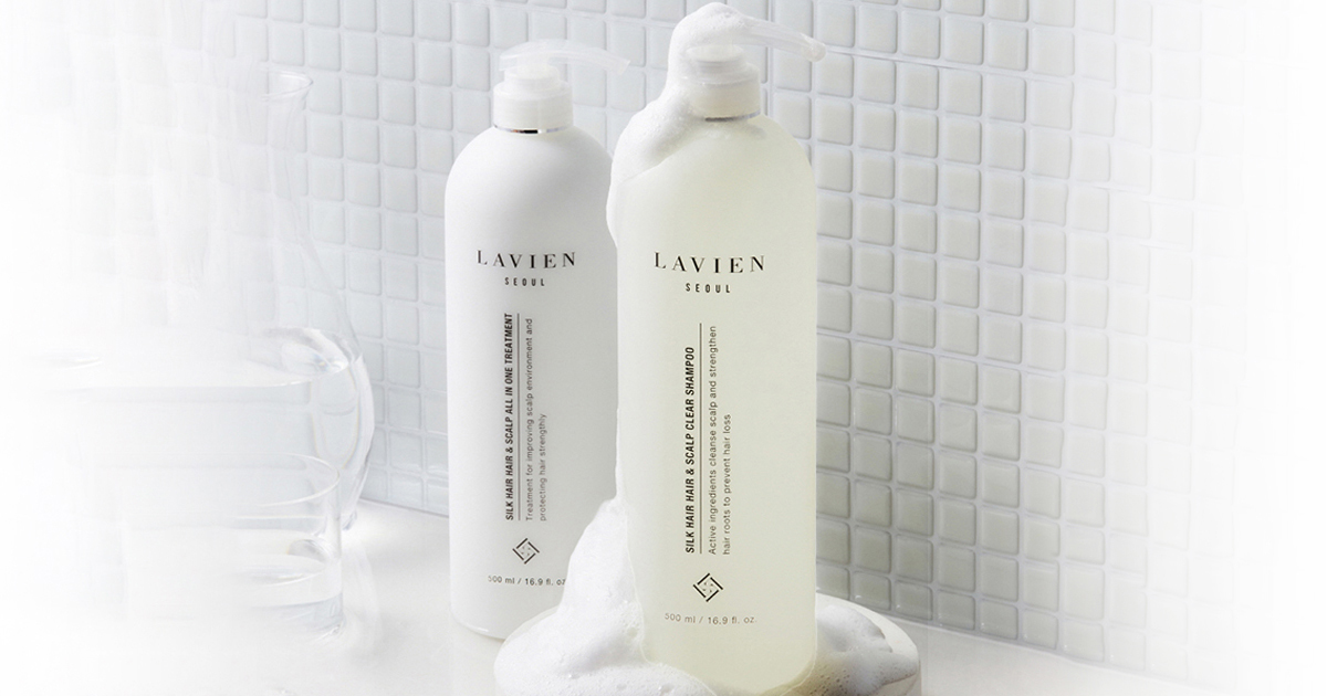 シルクヘア ヘア&スカルプクリアシャンプー | LAVIEN JAPAN