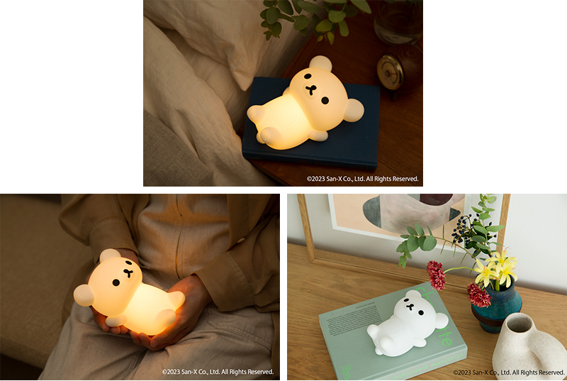 12月1日ローソン限定『リラックマ お部屋ライトBOOK ごろ寝ver.』を