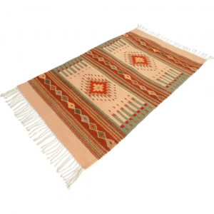 サポテック ラグ 100×60cm - LABRAVA [メキシコ 民芸 フォークアート 雑貨]