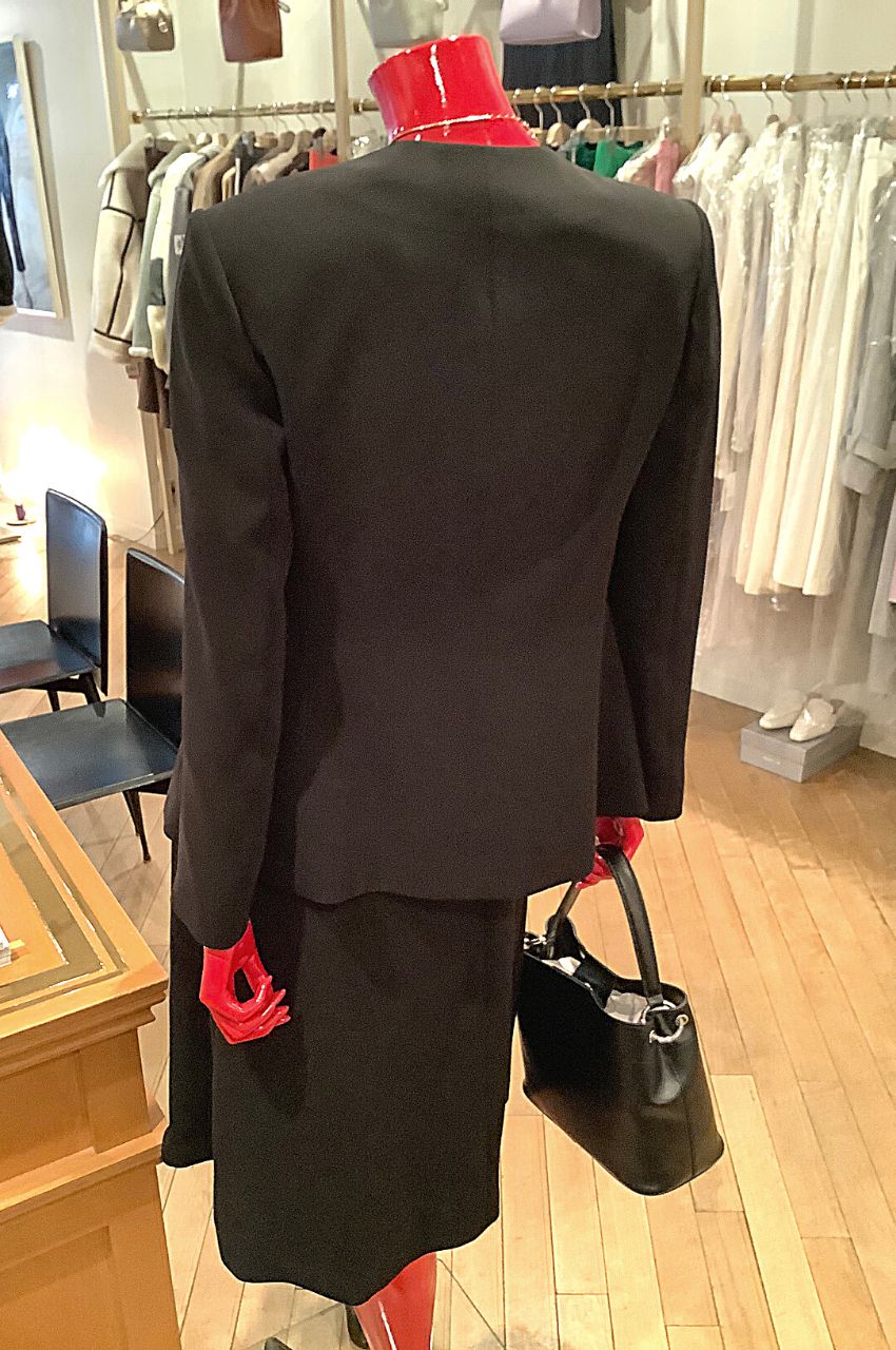 Theory - Classic Crepe Lindrayia B / ノーカラージャケット | LA FEMME