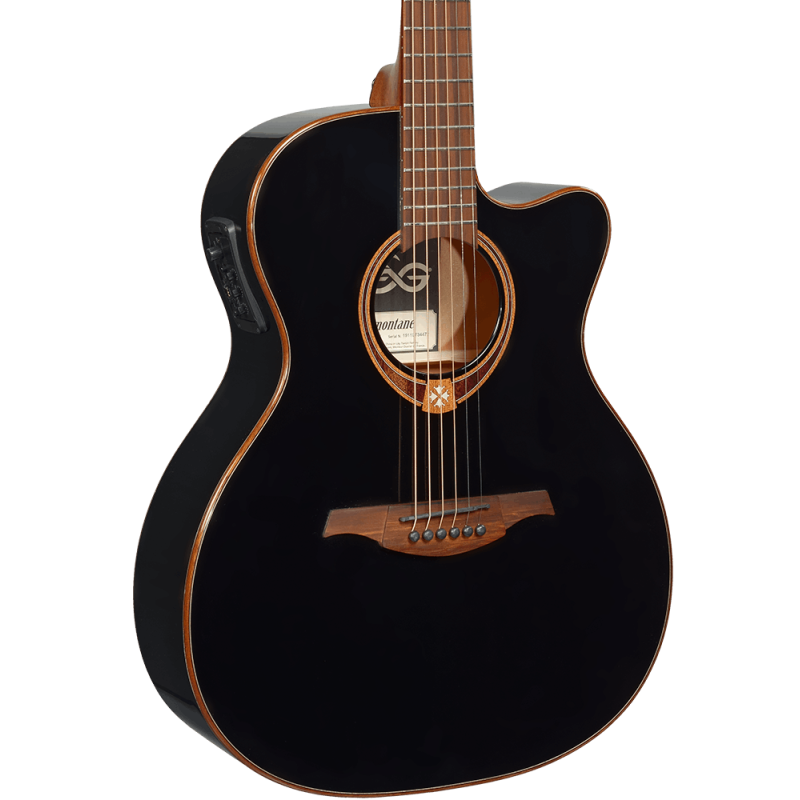Auditorium Cutaway Acoustic-Electric Black
