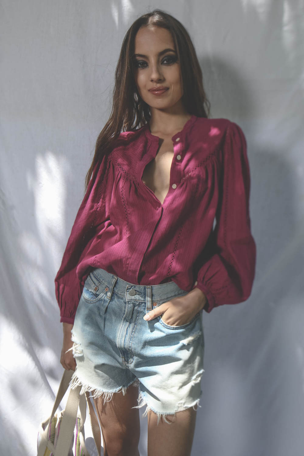 Isabel Marant Etoile Top LEONARD – Orchid