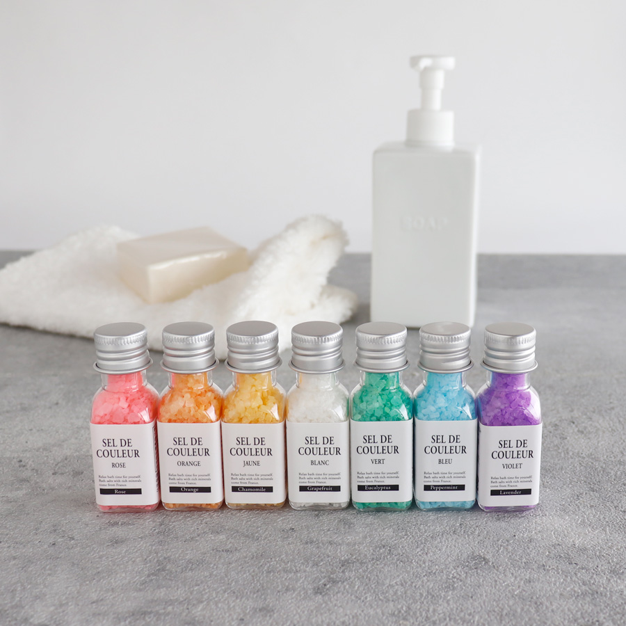 G.P.CREATE】セルデ クレール バスソルト ミニボトル7本セット SEL DE