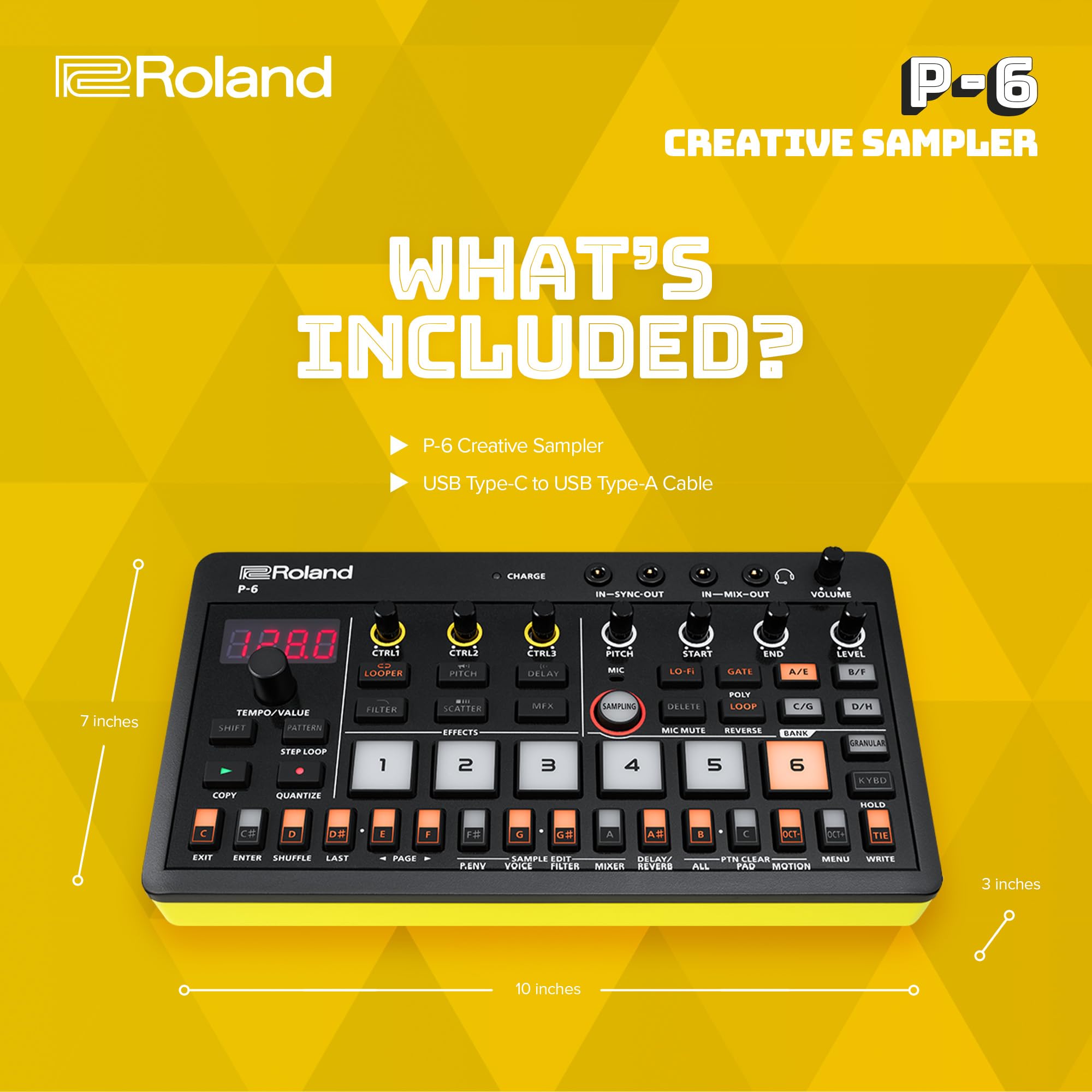 Roland AIRA Compact P-6 Creative Sampler – Langya Tech