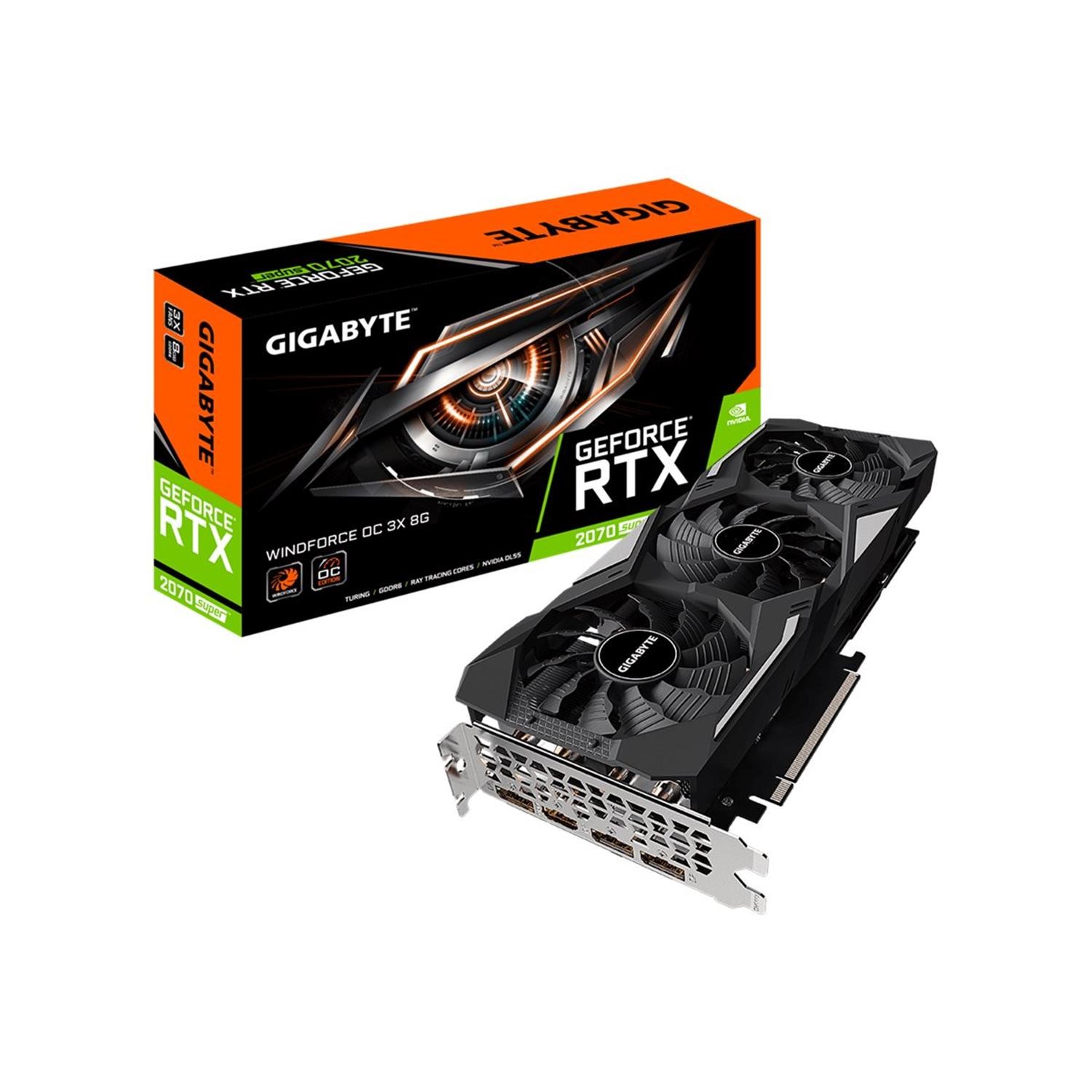 Gigabyte GeForce RTX 2070 SUPER WINDFORCE OC 3X Triple Fan