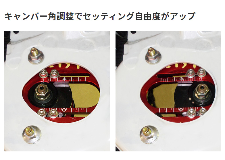 LARGUS ONLINE SHOP / ABARTH 595 312141 2WD 調整式ピロアッパー