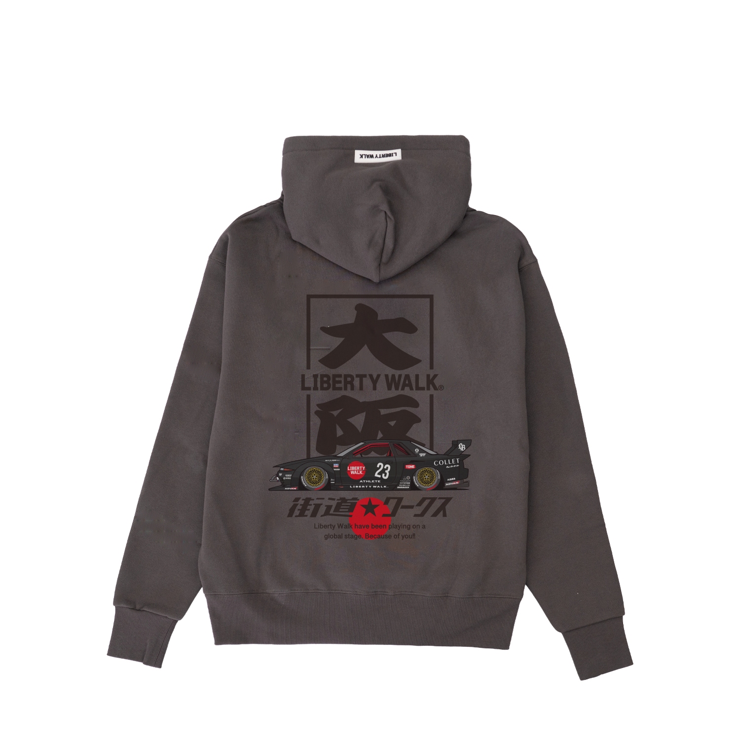 Box Osaka 32 Hoodie Gray - LB-ONLINE OSAKA STORE / LIBERTY WALK 大阪