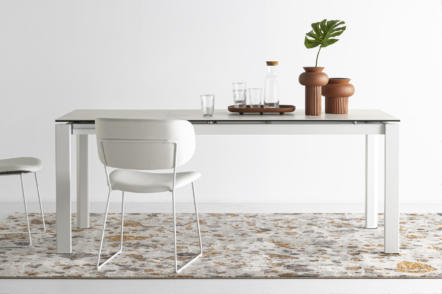 カリガリス デュッカ 伸長式ダイニングテーブル (セラミック