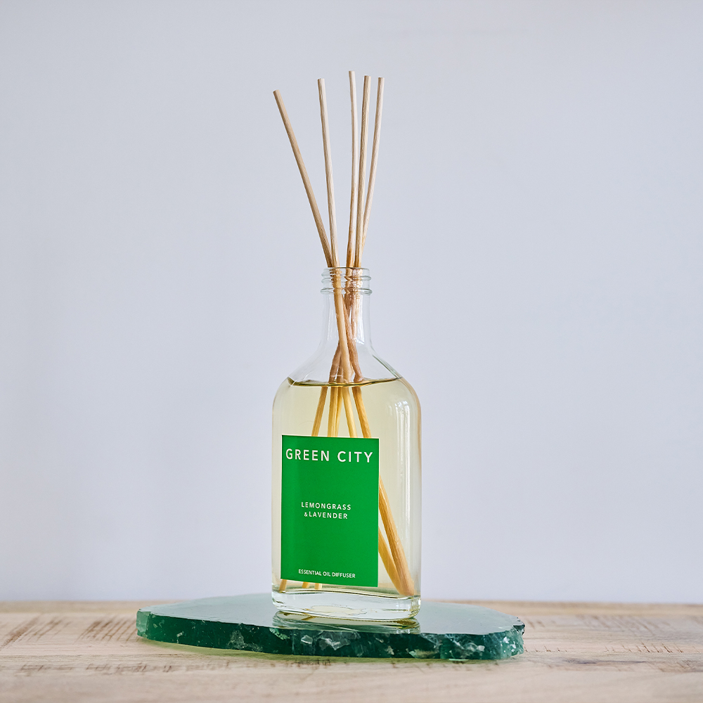 GREEN CITY ディフューザー レモングラス&ラベンダー * - フレグランス