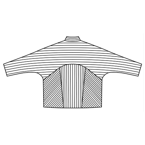 ヤッコマリカルド ピンタックカットソージャケット／当社限定モデル