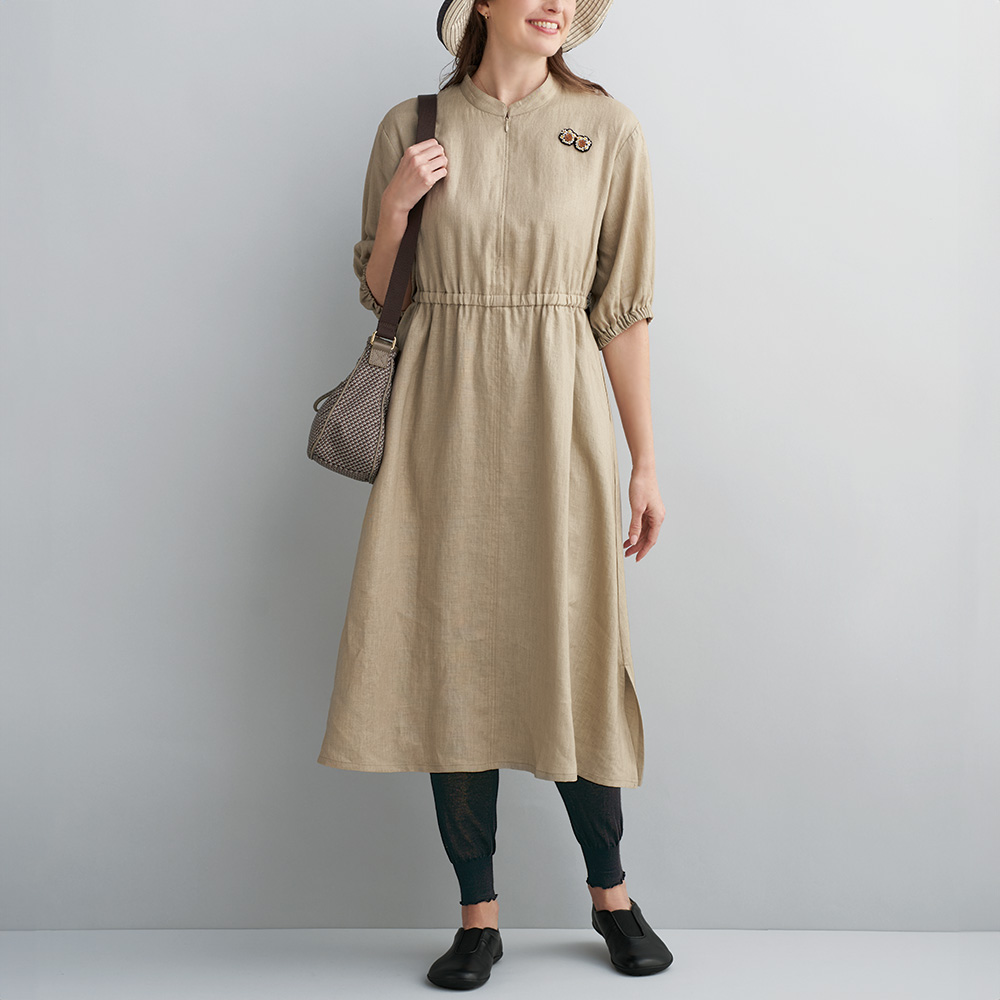 ロイヤルベルディー インターナショナル シルエット自在の洗えるリネン