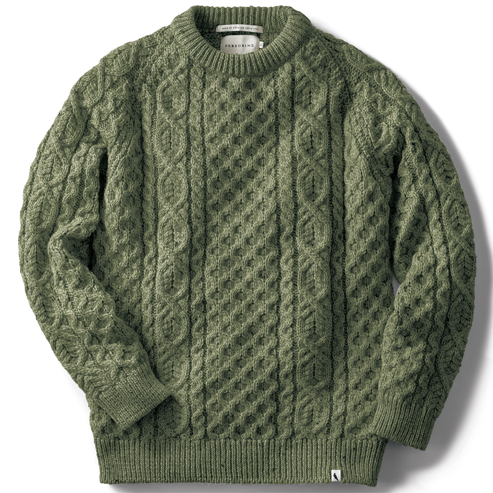 ペレグリン ブリティッシュウールのアランセーター | ライトアップ