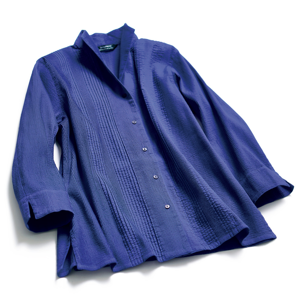 ヤッコマリカルド マイクロ総ピンタックジャケット | ライトアップ