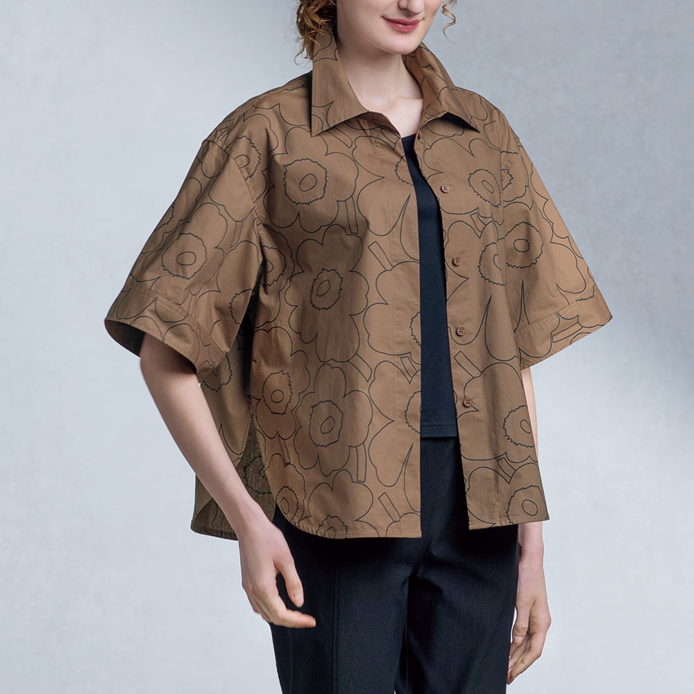 マリメッコ ウニッコ柄プリントシャツ | ライトアップオンラインストア