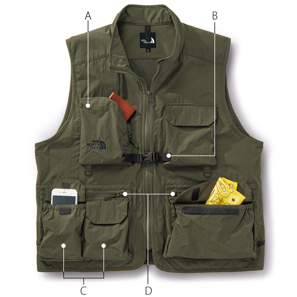 ザ・ノース・フェイス フィールドユーティリティベスト | ライトアップ