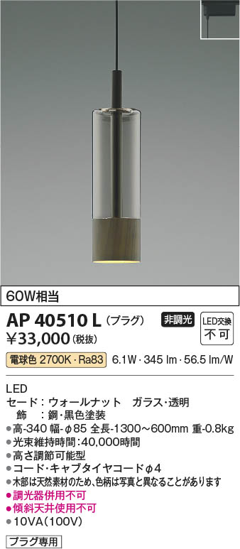 Koizumi コイズミ照明 ペンダント AP40510L | 商品紹介 | 照明器具の