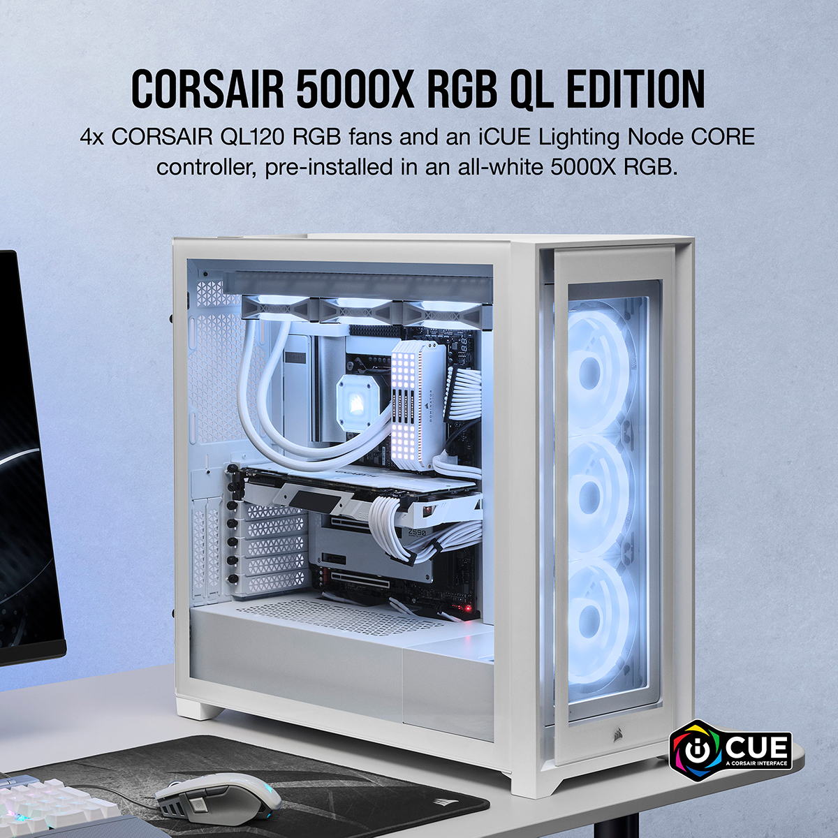 CORSAIR iCUE 5000X RGB QL Edition | 株式会社リンクスインターナショナル
