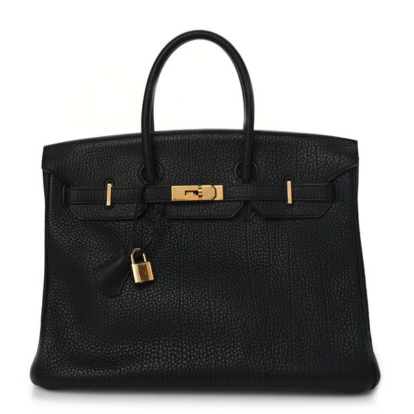 Hermes Fjord Birkin 35 Black | Luxe Collective