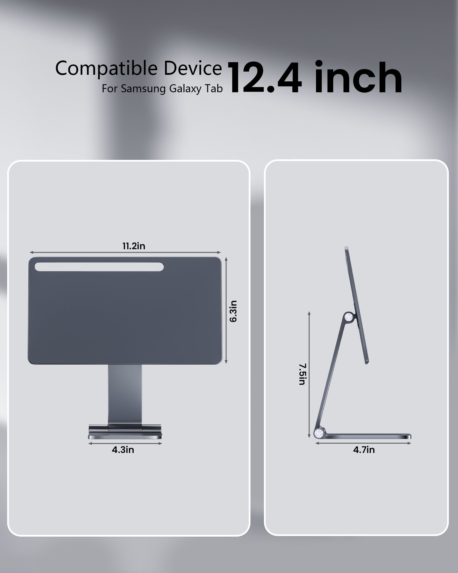 Lululook Magnetic Stand for Samsung Galaxy Tab S10/S9/S8 Ultra, S8