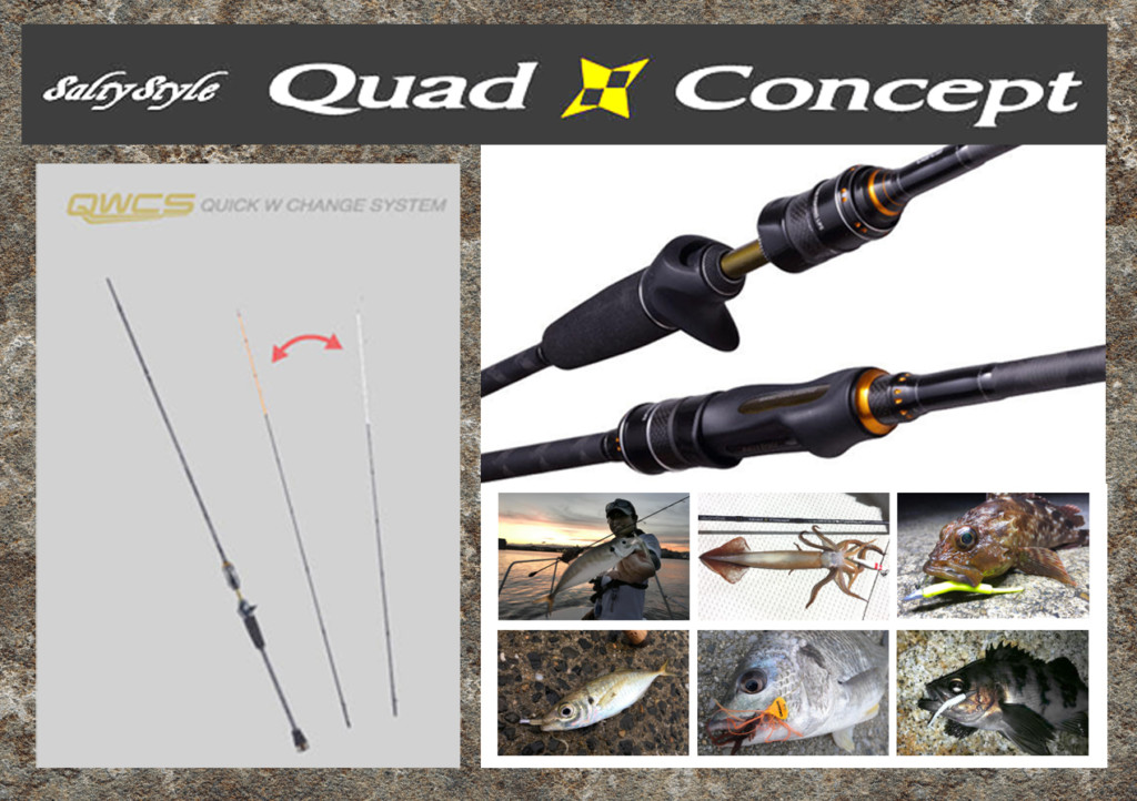 ソルティスタイル クアッドコンセプト】1本で4つのSWスタイルが