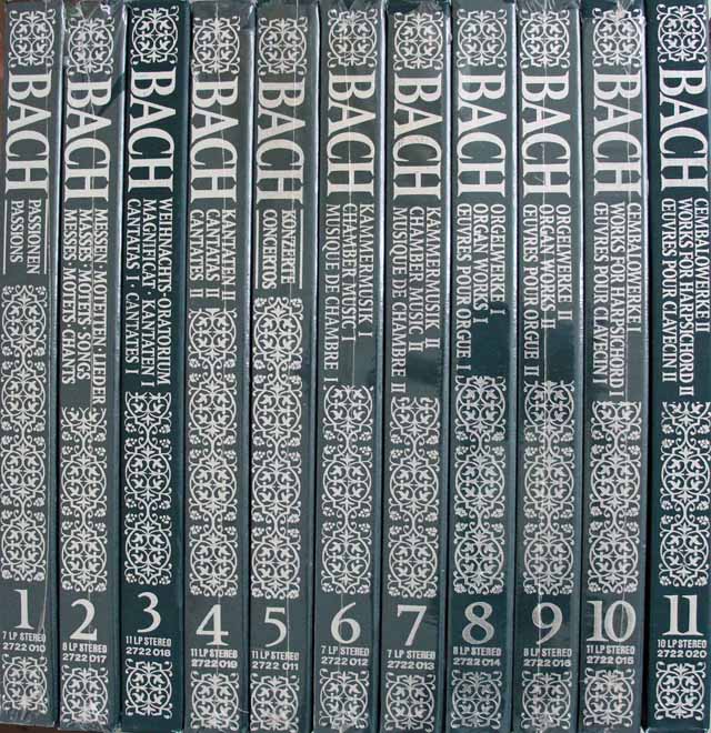 バッハ大全集 ―第11巻 チェンバロ作品Ⅱ ― ARCHIVレーベル（11枚組