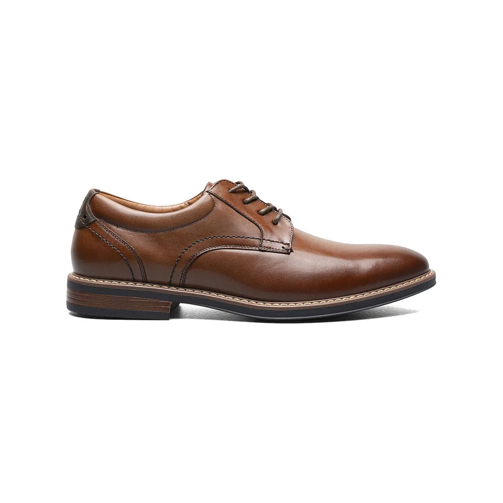 NUNN BUSH CENTRO FLEX PLAIN TOE OXFORD COGNAC - MENS - Lamey