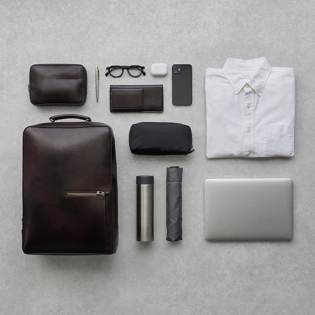 Antique Square Backpack Large／アンティーク スクエア バックパック