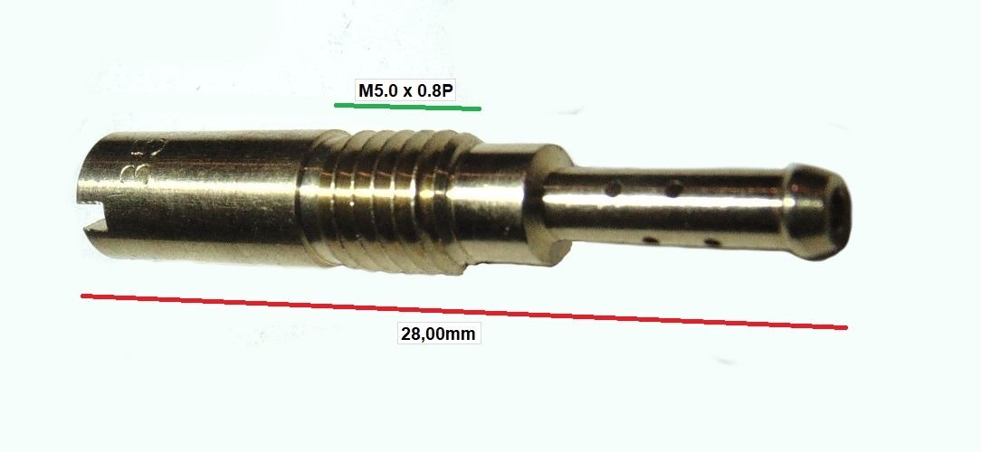 Gicle de Baixa XLX250 R carburador duplo (vide detalhes) - HONDA