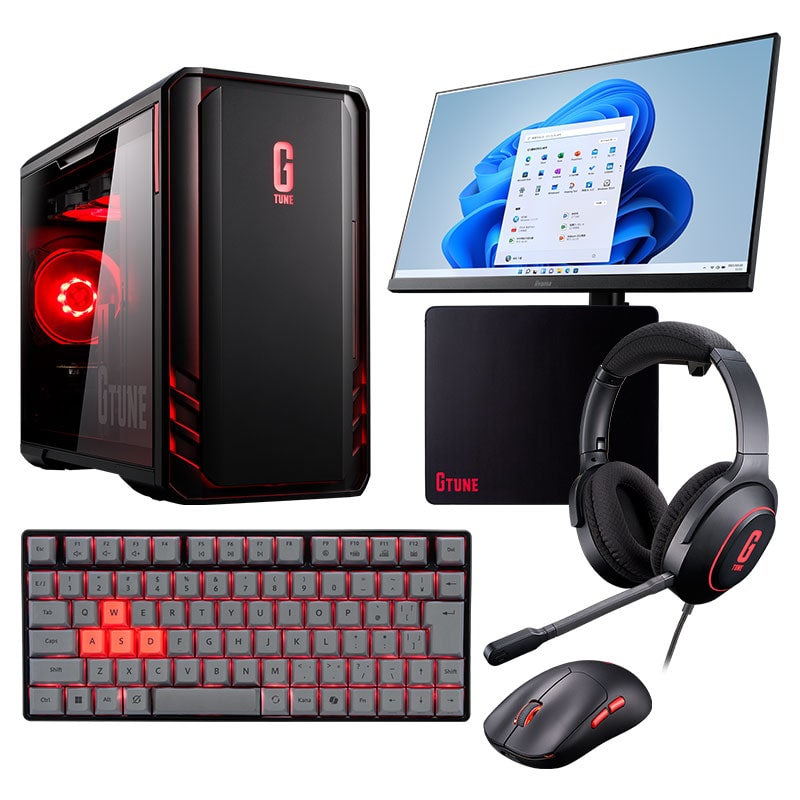 ゲーミングPC オススメの1式セット | G TUNE by マウスコンピューター