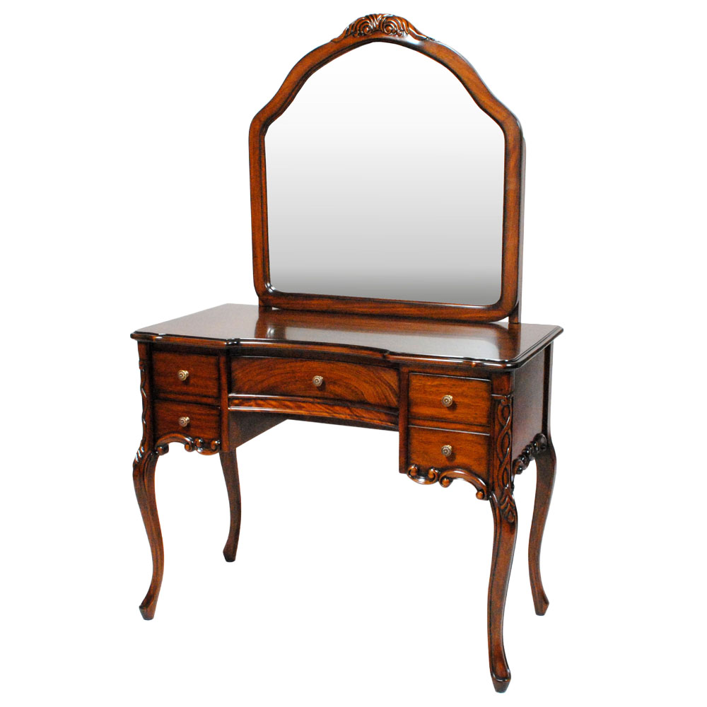 英国アンティークリプロダクト マホガニー アンティーク風 ドレッサー