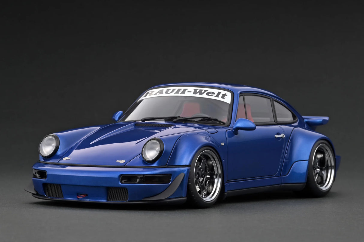 Ignition Model 1:18 Porsche 964 RWB in Blue Metallic – Model Cars