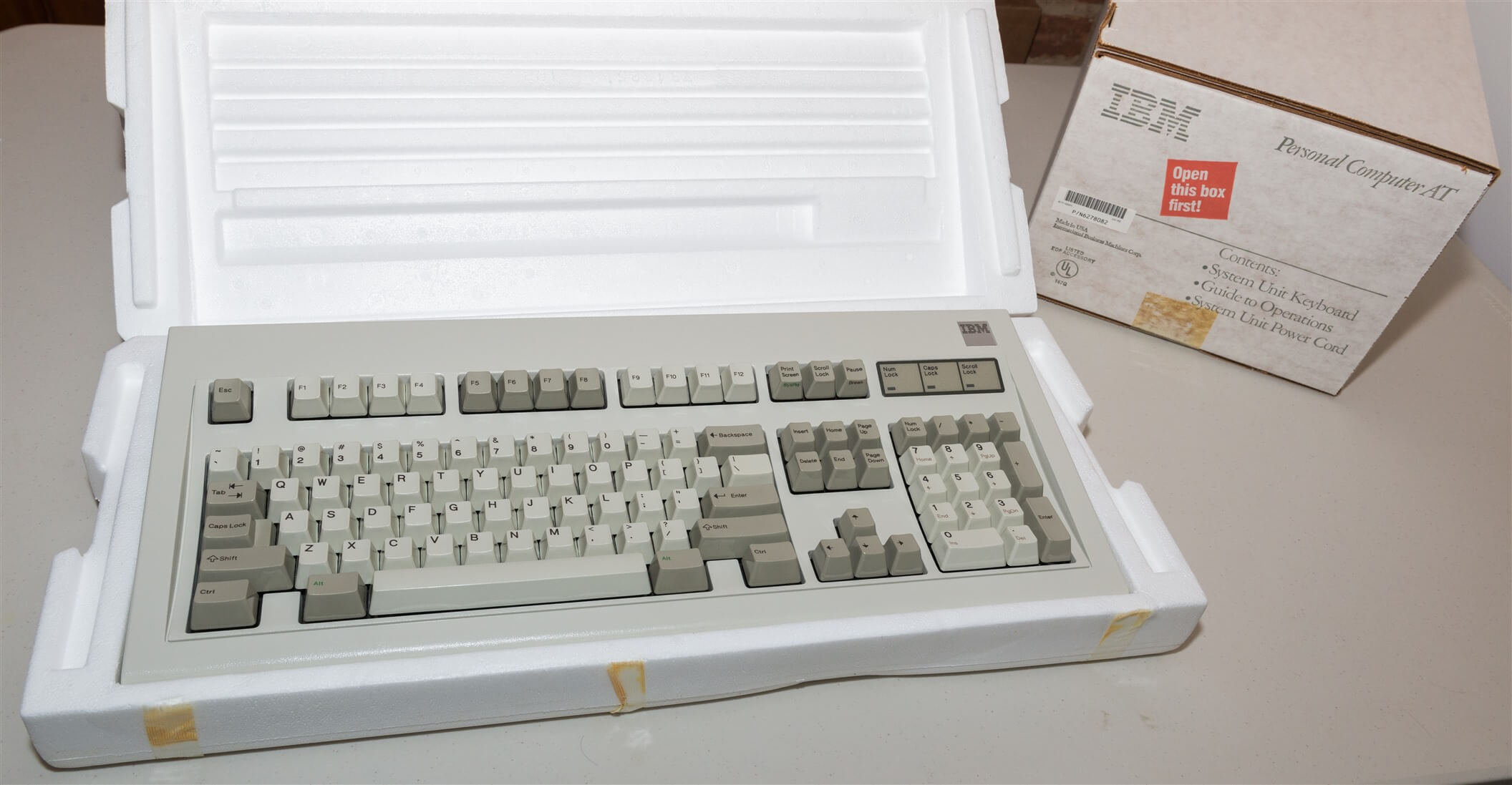 Brand New Factory Sealed In Retail Box IBM Model M Square Silver