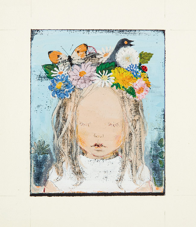 みみをすますように 酒井駒子」展 兵庫県立美術館ギャラリー棟3階で