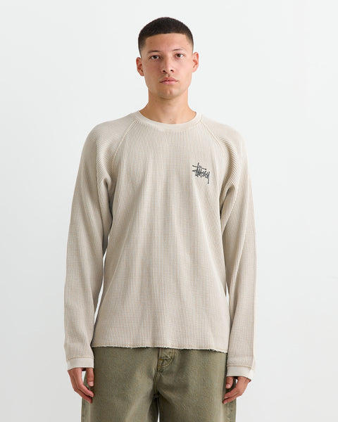 stussy BASIC STÜSSY THERMAL グレーサーマル xs Basic Stüssy Thermal