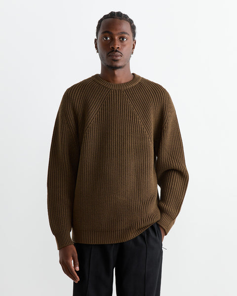 Signature Crew Neck in Olive