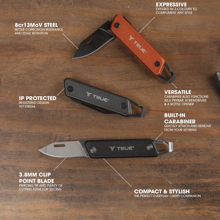 True Utility Modern Key Chain Knife - Mökkimies.com